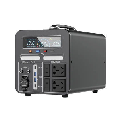 600W 휴대용 발전기는 오프 그리드 하이브리드 태양 전지판 동력화차를 장비를 답니다