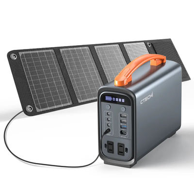 태양 파워 뱅크 200W 72000 mah 휴대용 전력 정거장 발전기