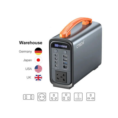 태양 파워 뱅크 200W 72000 mah 휴대용 전력 정거장 발전기
