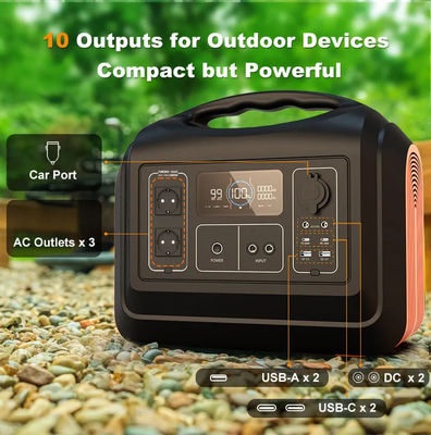 가지고 다닐 수 있는 220v 배터리 동력화차 1200W 모바일 태양 발전소