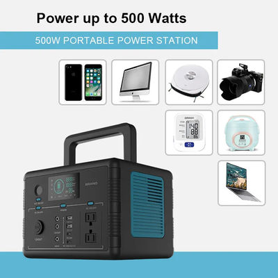 500W 라이프포4 태양 발전소, 518wh 가지고 다닐 수 있는 동력화차 CE ROHS FCC 증명서